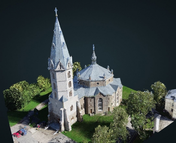 Narva Aleksandri kiriku mudel